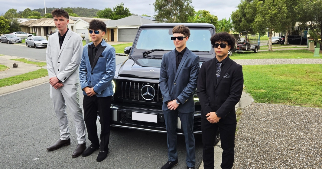 Boys chauffeur ride